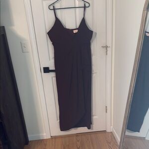 Showpo Black Midi Dress